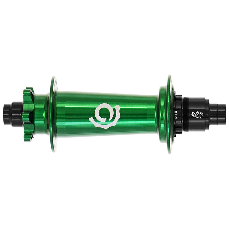 Load image into Gallery viewer, Industry Nine Hydra Classic Boost 6B, Disc Hub, Rear, 28H, 12mm TA, 148mm, SRAM XD, Green
