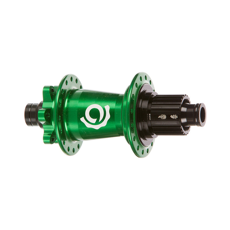 Load image into Gallery viewer, Industry Nine Hydra Classic Boost 6B, Disc Hub, Rear, 28H, 12mm TA, 148mm, Shimano Micro Spline, Green
