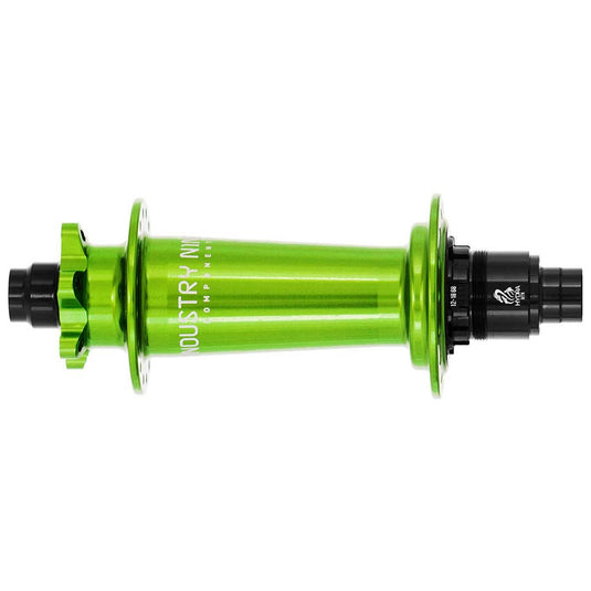 Industry Nine Hydra Classic Boost 6B, Disc Hub, Rear, 28H, 12mm TA, 148mm, Shimano Micro Spline, Lime Green