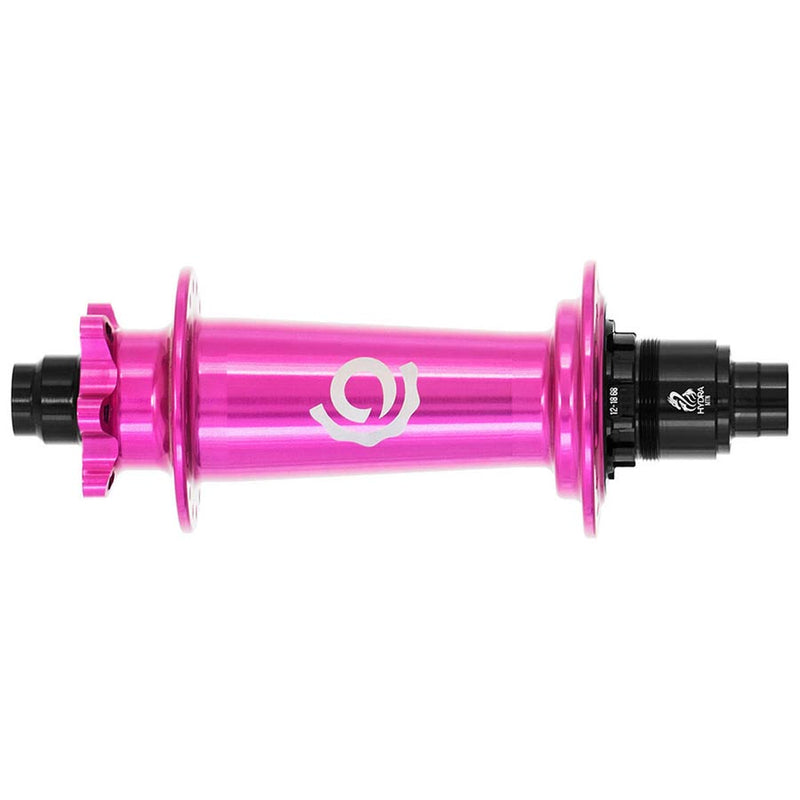 Load image into Gallery viewer, Industry Nine Hydra Classic Boost 6B, Disc Hub, Rear, 28H, 12mm TA, 148mm, Shimano Micro Spline, Pink
