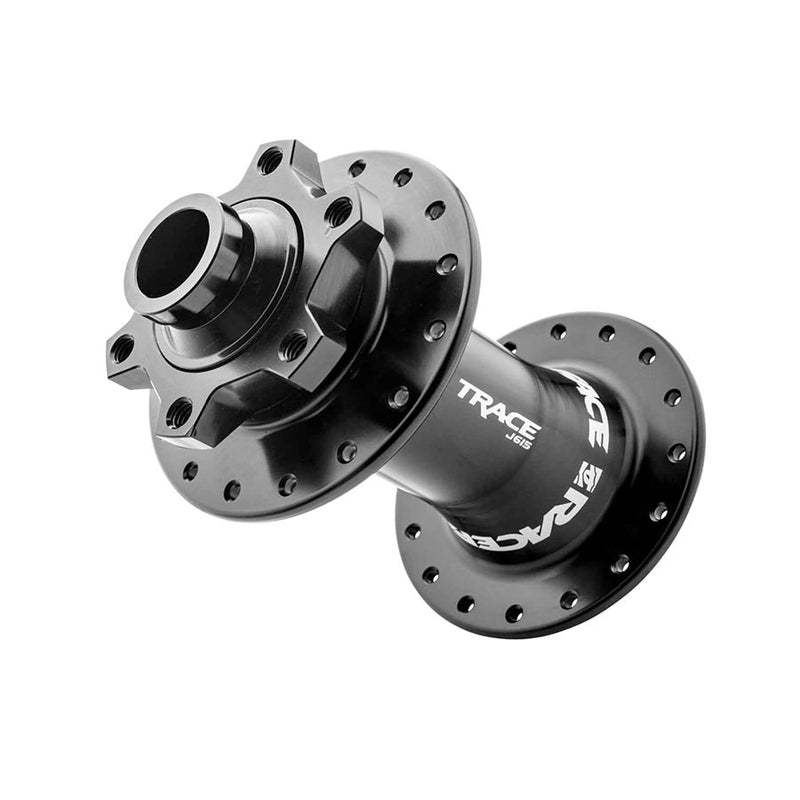 Load image into Gallery viewer, RaceFace Trace J-Bend 615 Front Hub - 15 x 110mm Boost, 6-Bolt, Black
