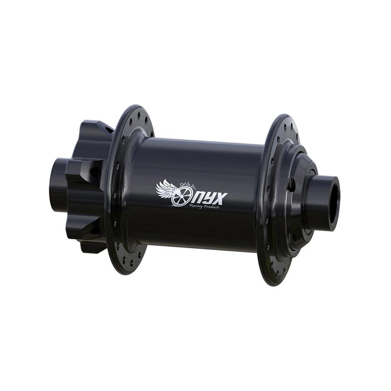 Load image into Gallery viewer, Onyx Racing Products MTB Boost, Disc Hub, Front, 32H, 15mm TA, 110mm, Black
