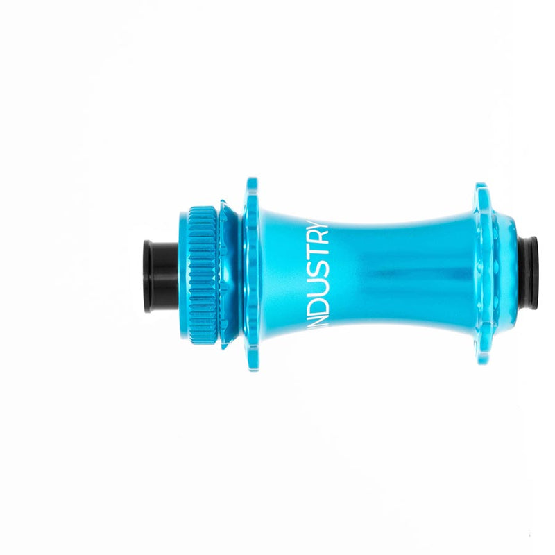 Load image into Gallery viewer, Industry Nine Solix G Classic Front, Disc Hub, Front, 24H, 12mm TA, 100mm, Turquoise
