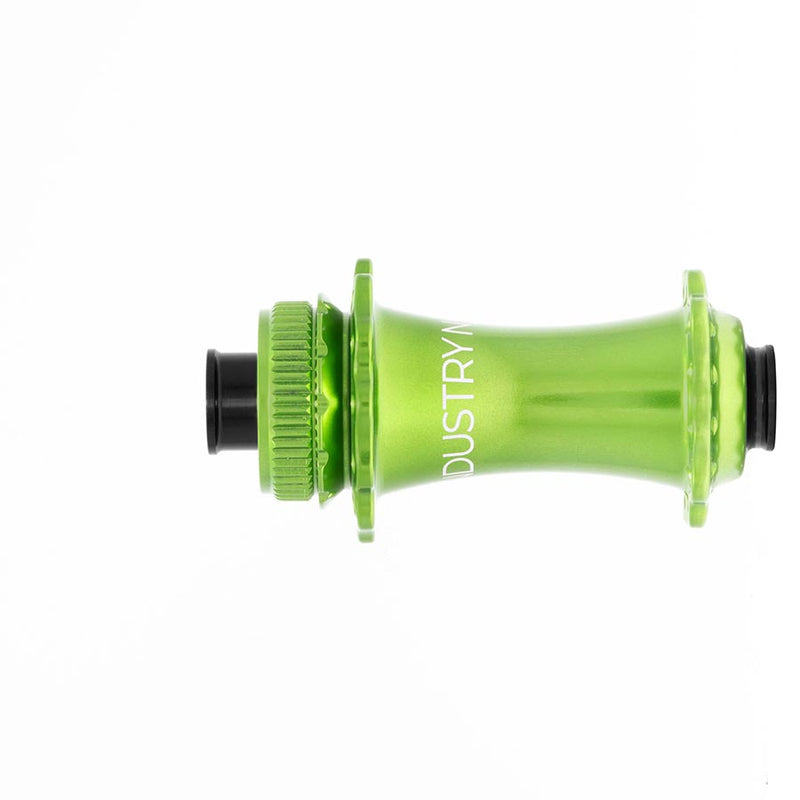 Load image into Gallery viewer, Industry Nine Solix G Classic Front, Disc Hub, Front, 28H, 12mm TA, 100mm, Lime
