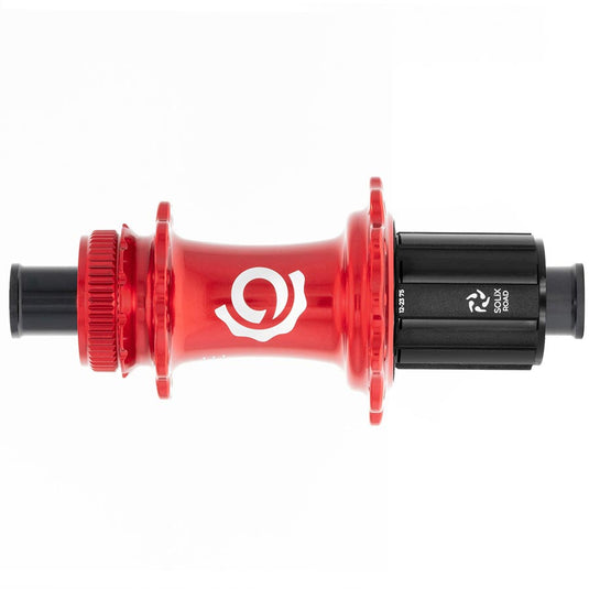 Industry Nine Solix G Classic Rear HG11, Disc Hub, Rear, 24H, 12mm TA, 142mm, Shimano HG 11, Red
