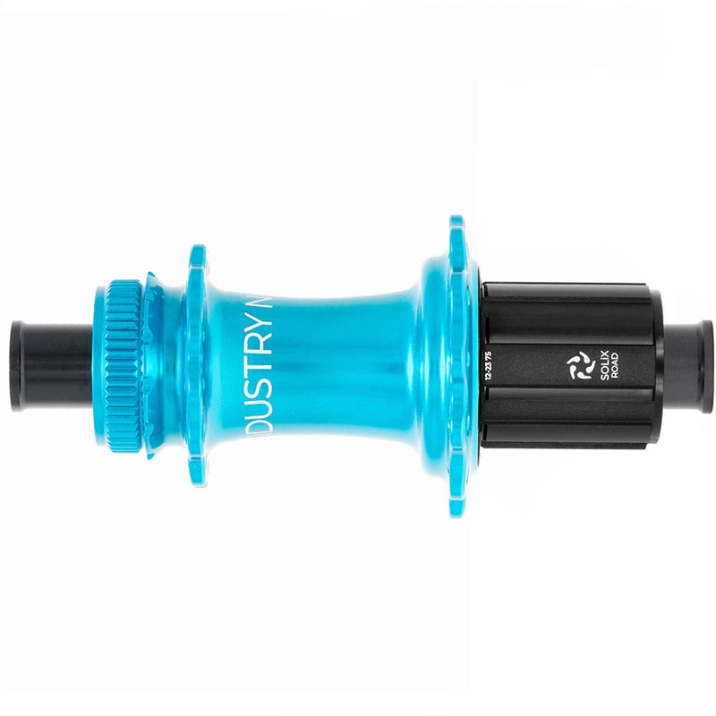 Load image into Gallery viewer, Industry Nine Solix G Classic Rear HG11, Disc Hub, Rear, 24H, 12mm TA, 142mm, Shimano HG 11, Turquoise
