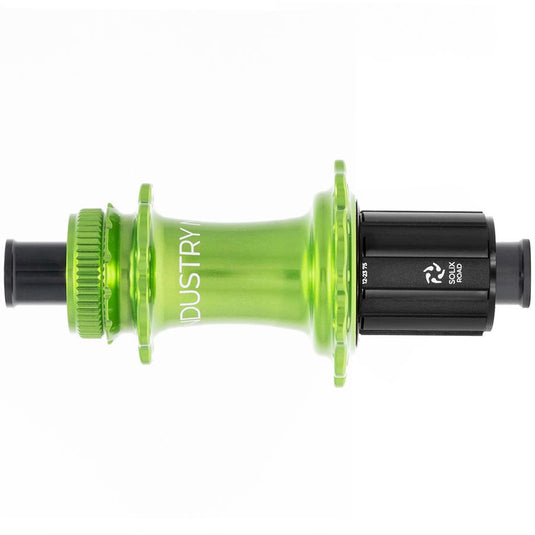 Industry Nine Solix G Classic Rear HG11, Disc Hub, Rear, 28H, 12mm TA, 142mm, Shimano HG 11, Lime