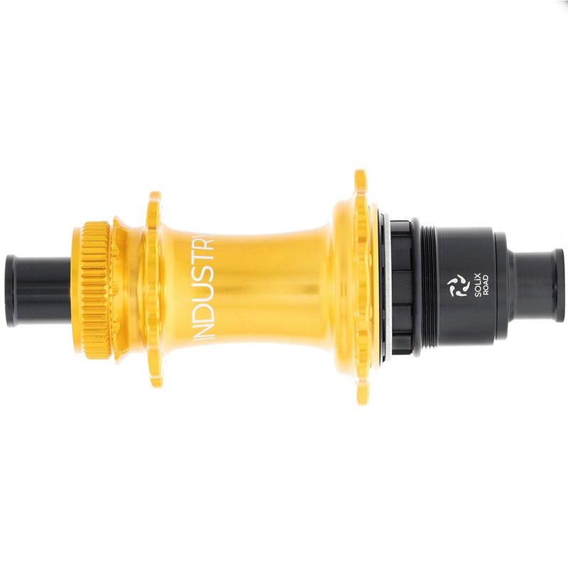 Load image into Gallery viewer, Industry Nine Solix G Classic Rear XD-R, Disc Hub, Rear, 28H, 12mm TA, 142mm, SRAM XD-R, Gold
