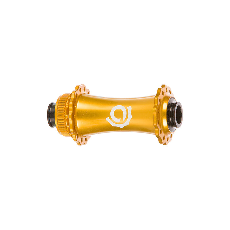 Load image into Gallery viewer, Industry Nine Solix M Classic Front, Disc Hub, Front, 24H, 15mm TA, 110mm Boost, Gold
