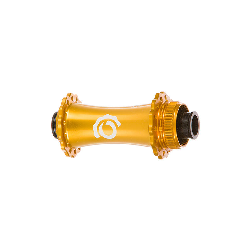 Load image into Gallery viewer, Industry Nine Solix M Classic Front, Disc Hub, Front, 24H, 15mm TA, 110mm Boost, Gold
