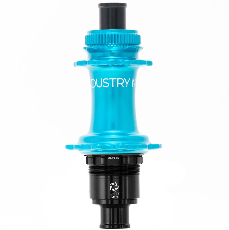 Load image into Gallery viewer, Industry Nine Solix M Classic Rear XD, Disc Hub, Rear, 24H, 12mm TA, 148mm, SRAM XD, Turquoise
