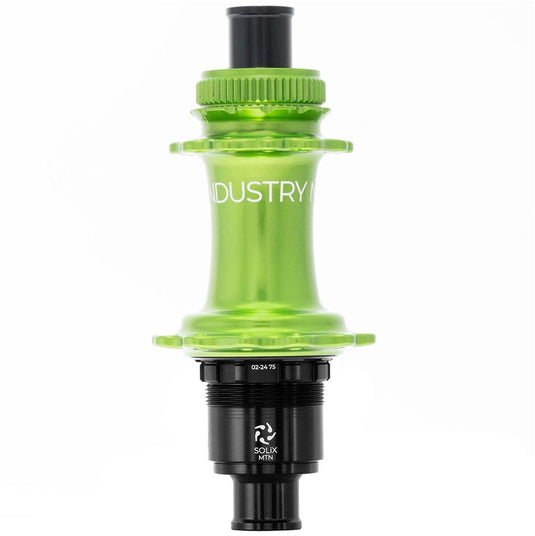 Industry Nine Solix M Classic Rear XD, Disc Hub, Rear, 28H, 12mm TA, 148mm, SRAM XD, Lime
