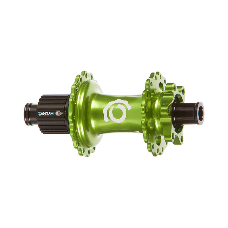 Load image into Gallery viewer, Industry Nine Hydra 2 Boost MicroSpline, Disc Hub, Rear, 28H, 12mm TA, 148mm, Shimano Micro Spline, Lime
