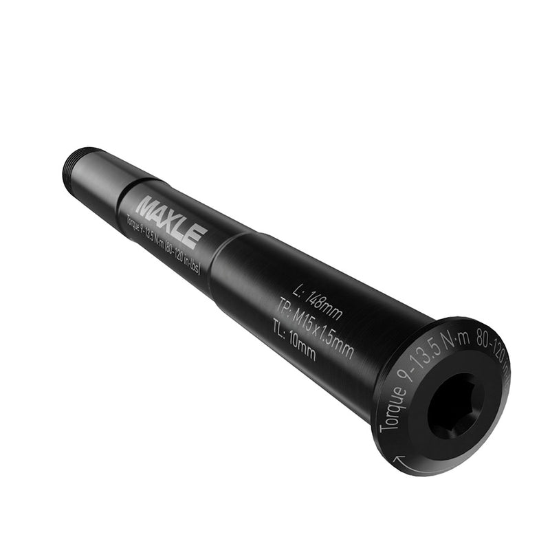 Load image into Gallery viewer, RockShox Front Maxle Stealth Thru Axle, Front, 12x100mm TA, Length: 143.25mm, Thread Length: 9mm, Thread Pitch:
