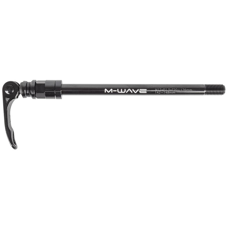 Load image into Gallery viewer, M-Wave Stalwart 176mm Thru Axle, Rear, 12x142mm TA, Length: 176mm, Thread Length: 20mm, Thread Pitch: M12x1.75, Stalwart
