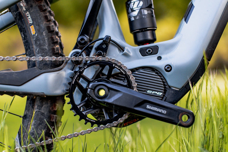 Load image into Gallery viewer, Wolf Tooth Direct Mount Chainrings for Shimano E-Bike Motor Drop-Stop ST 34T
