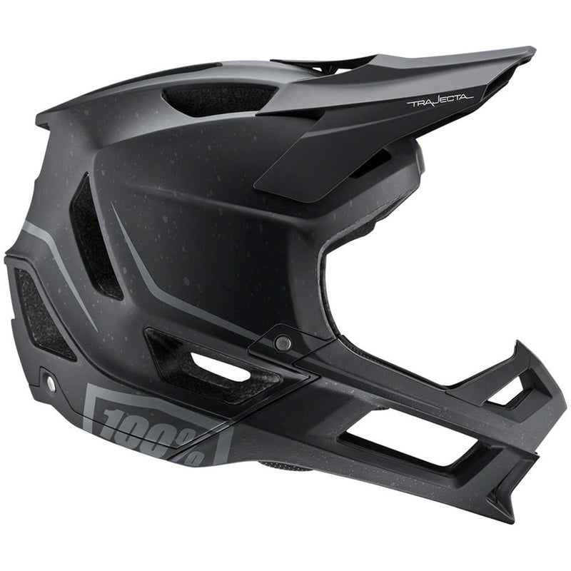 Load image into Gallery viewer, 100-Trajecta-Full-Face-Helmet-Medium-(56-58cm)-Full-Face--Visor--Smartshock-Rotational-Protective-System--Washable--Moisture-Wicking-Anti-Microbial-Liner--Fidlock-Snap-Magnetic-Buckle-Black_HLMT5353
