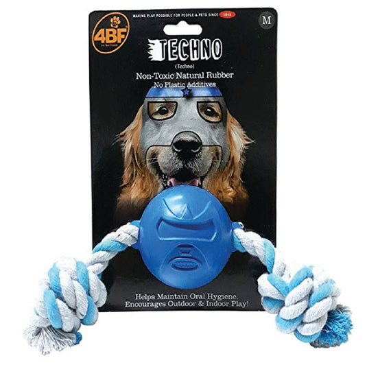 Interactive 4bf Mask Rope & Ball Toy Set for Dogs - Fun Volcano Design!