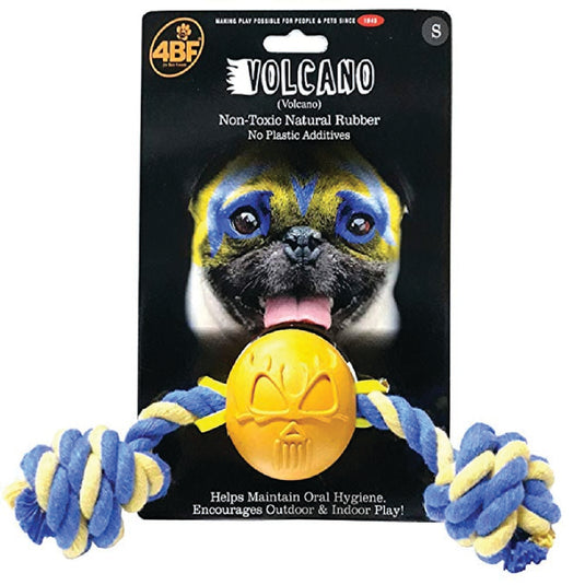 Interactive 4bf Mask Rope & Ball Toy for Techno M Dog - Fun and Engaging Playtime!