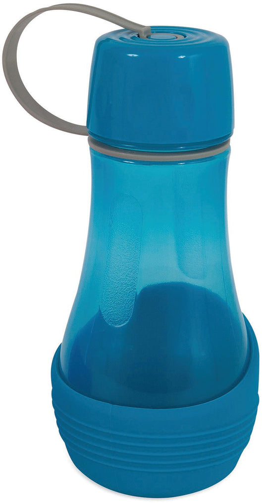 Petmate Replendish Travel Bottle - 28oz Blue Portable Dog Water Bowl for Hydration on the Go