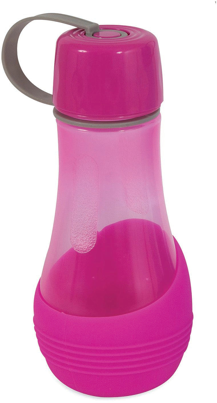 Load image into Gallery viewer, Petmate Replendish Travel Bottle Replendish Bottle 16oz Pink Dog Bowls &amp; Hydration

