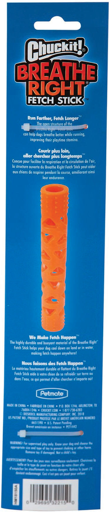 Chuckit! Breathe Right Stick - Large Dog Toy for Active Play