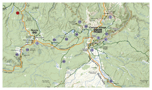 Hike 734 Rockies: Ultimate Guide to Day Hikes with Yellowstone Map by Jake Bramante