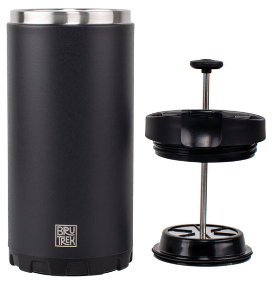 Planetary Designs Steel Toe Travel Press in Black - Your Perfect Portable Coffee Companion