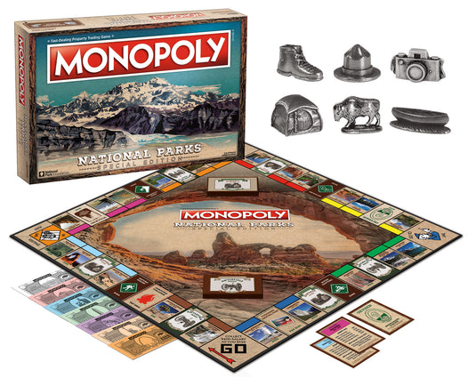 Hasbro Monopoly - National Parks 2 Edition: Explore and Preserve America's Treasures!