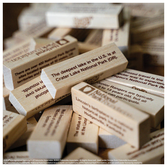 Hasbro Jenga - National Parks Edition: Explore the Great Outdoors!