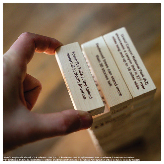 Hasbro Jenga - National Parks Edition: Explore the Great Outdoors!