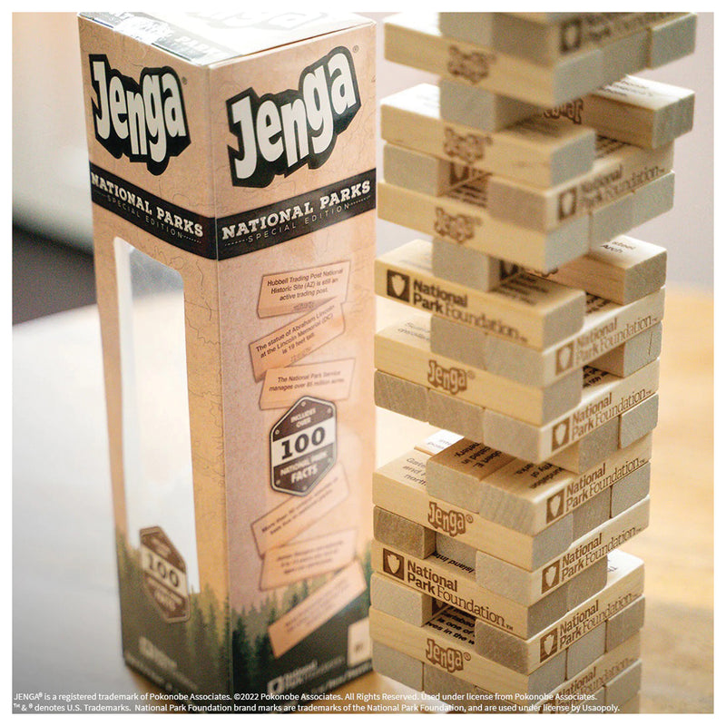 Load image into Gallery viewer, Hasbro Jenga - National Parks Edition: Explore the Great Outdoors!
