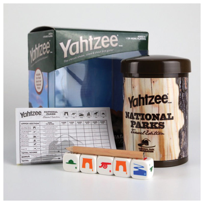 Load image into Gallery viewer, Explore the Outdoors with Hasbro Yahtzee - National Parks Edition

