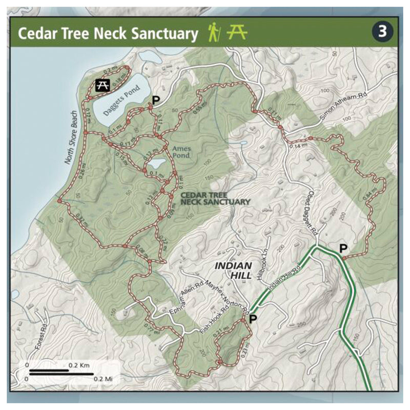 Load image into Gallery viewer, Explore Martha's Vineyard with the Green Goat Trail Map - Your Ultimate Guide to Outdoor Adventure!
