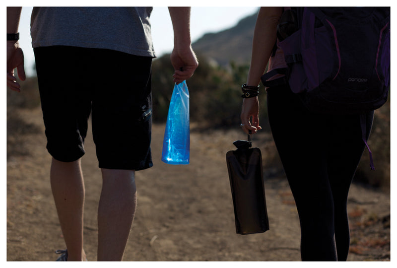 Load image into Gallery viewer, Vapur 0.7L Eclipse Blackout: Collapsible Water Bottle for On-the-Go Hydration
