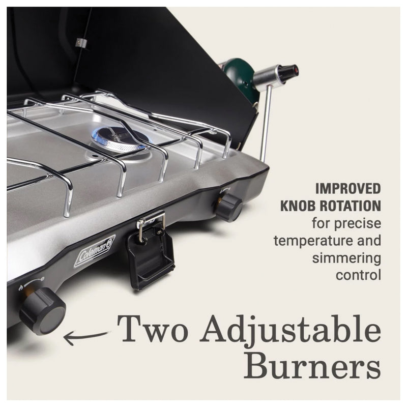 Load image into Gallery viewer, Coleman Perfectflow 2-Burner Stove PPN 2 Burner Ml Triton Black
