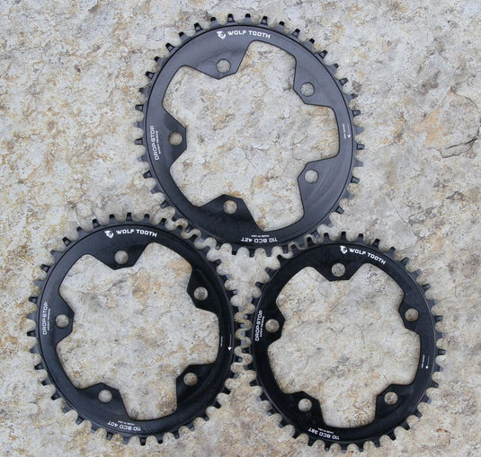 Wolf Tooth Elliptical Chainring 40t 110 BCD 5-Bolt 10/11/12-Spd Eagle Compatible