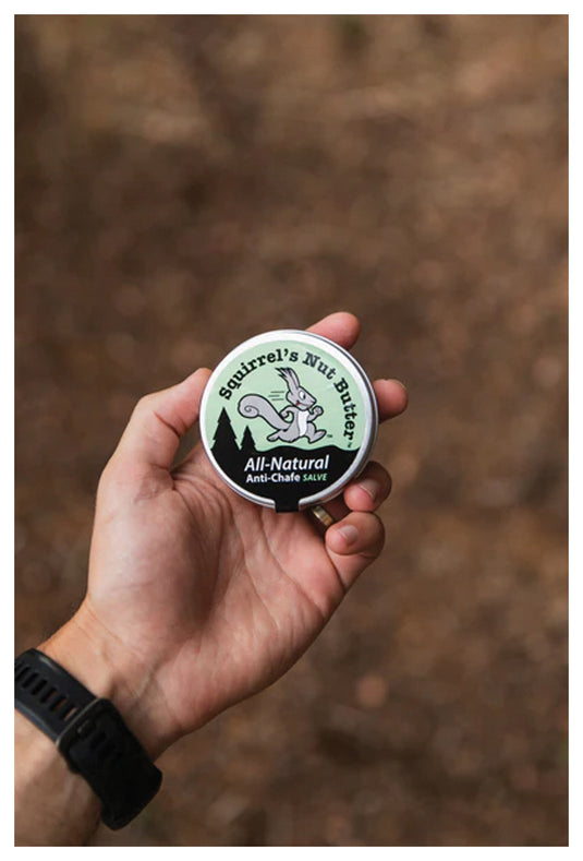 Squirrels Nut Butter Anti Chafe Tin 2.0 Oz - Say Goodbye to Chafing!