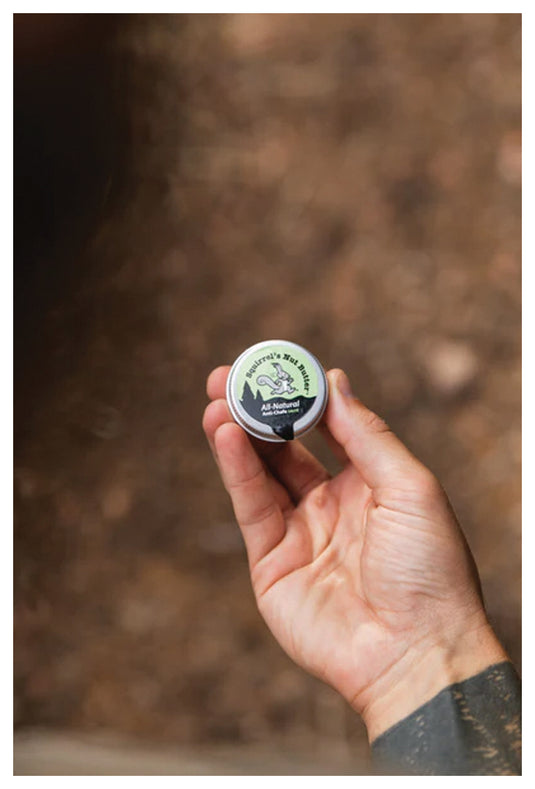 Squirrels Nut Butter Anti Chafe Tin 0.5 Oz - Portable Protection for Active Lifestyles