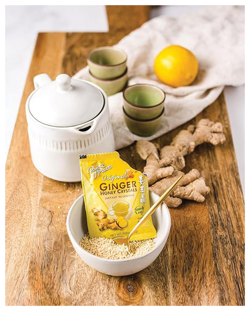 Load image into Gallery viewer, Prince Of Peace Ginger Honey Crystals: Instant Soothing Herbal Drink Mix Pack of  10
