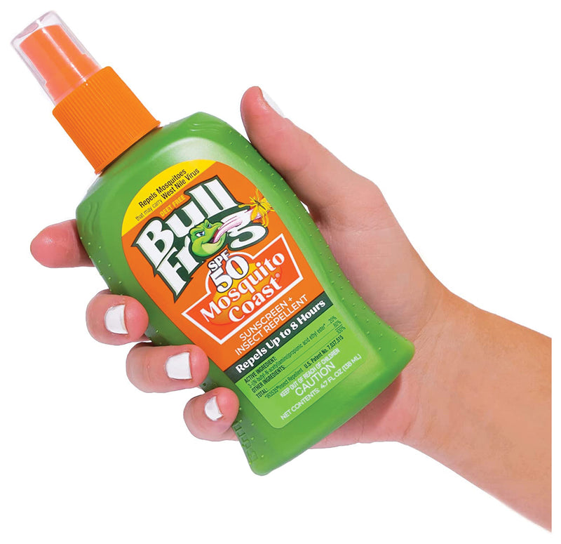 Load image into Gallery viewer, Bull Frog Mosquito Coast SPF 50 Pump Spray 4.7 oz - Ultimate Protection for Outdoor Adventures
