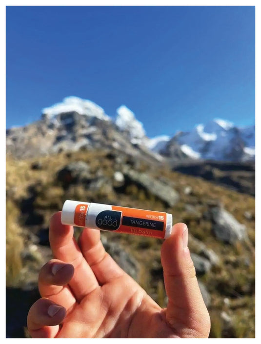 All Good Lip Tangerine SPF15 - Nourishing Lip Balm for Sun Protection