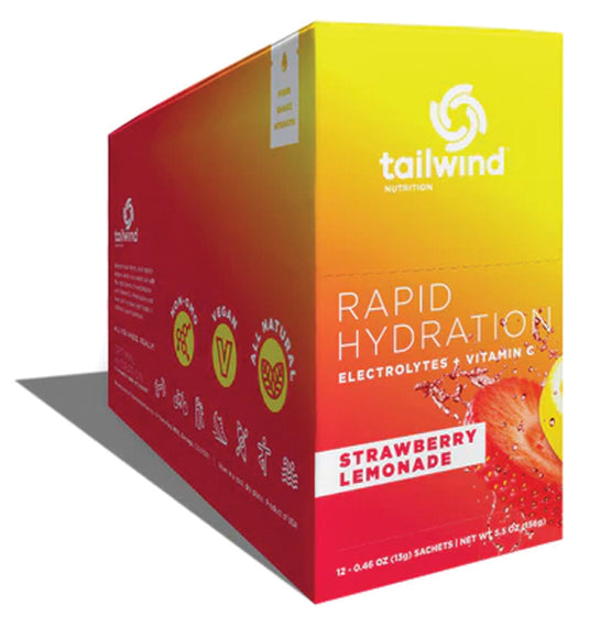 Tailwind Nutrition Rapid Hydration Straw Lemonade - Stay Hydrated and Energized! Pack of  12