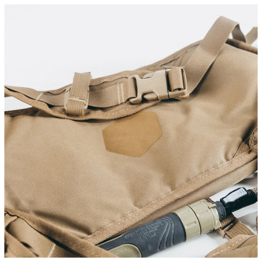 Gear Aid Tenacious Hex Patch - Coyote: Durable Repair Solution for Outdoor Gear