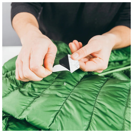 Gear Aid Tenacious Hex Patch - Black: Durable Repair Solution for Outdoor Gear