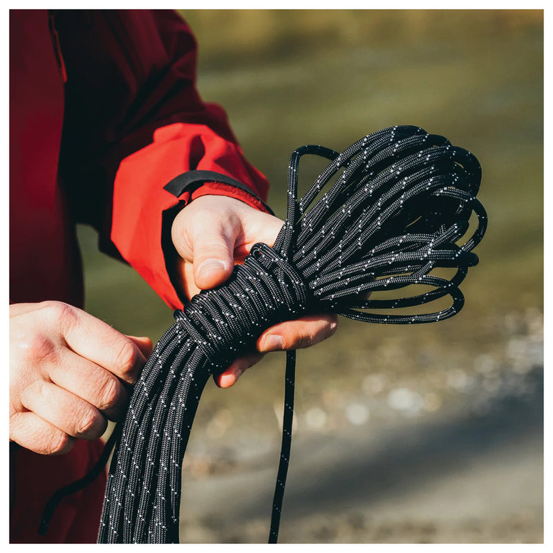 Load image into Gallery viewer, Gear Aid 1100 Paracord 50' in Black/Reflective - High-Quality Survival Cord for Outdoor Adventures
