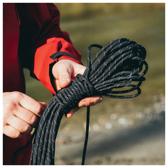 Gear Aid 1100 Paracord 50' in Black/Reflective - High-Quality Survival Cord for Outdoor Adventures