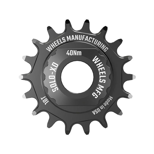 Wheels Manufacturing SOLO-XD XD/XDR Single Speed Conversion Kit - 18t, For SRAM XD/XDR Freehub, Black