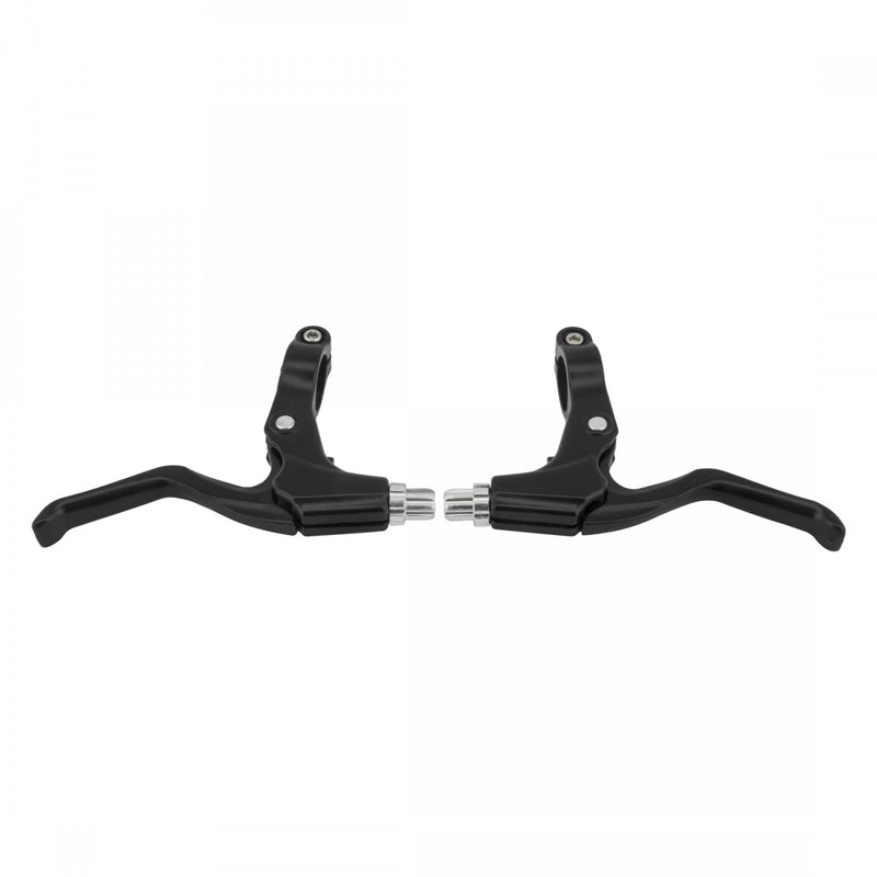Load image into Gallery viewer, Clarks 2B11 V-Brake Levers Black Pair Hinged Clamp For Easy Installation
