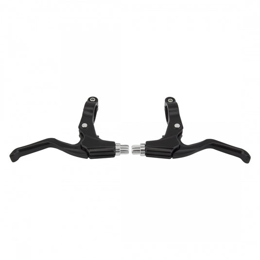 Clarks 2B11 V-Brake Levers Black Pair Hinged Clamp For Easy Installation